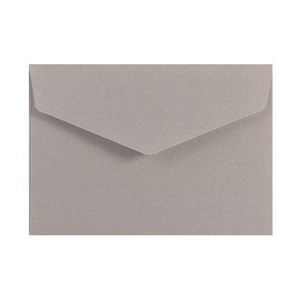 C6 Metallic Silver 120gsm V Flap Envelopes [Qty 250] 114mm x 162mm - All Colour Envelopes