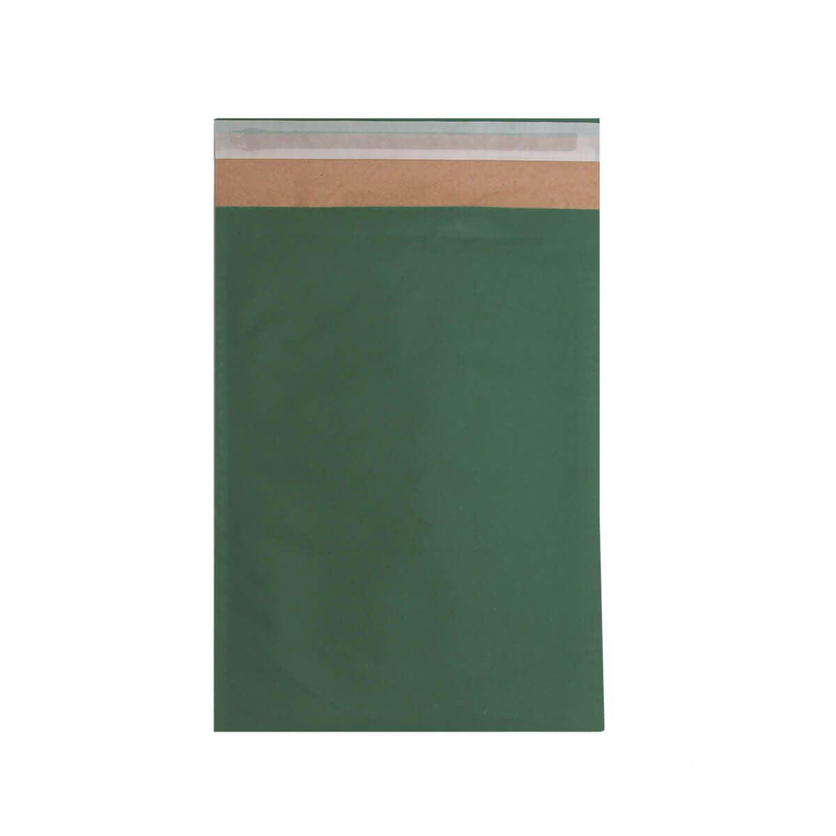 215mm x 150mm Eco Friendly Recyclable Dark Green Padded Envelope [Qty 100] - All Colour Envelopes