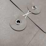 DL Grey Gusset String & Washer Envelopes [Qty 100] 220 x 110 x 25mm - All Colour Envelopes