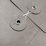 DL Grey Gusset String & Washer Envelopes [Qty 100] 220 x 110 x 25mm - All Colour Envelopes