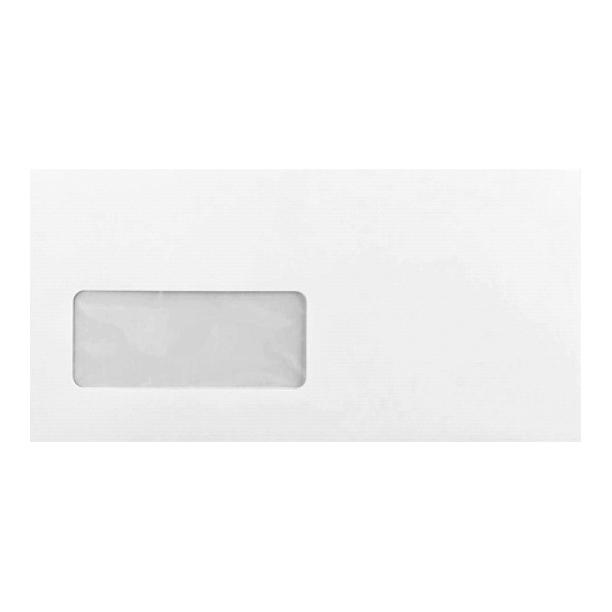 DL White Prestige Laid Window 120gsm Peel & Seal Envelopes [Qty 500] 110 x 220mm - All Colour Envelopes