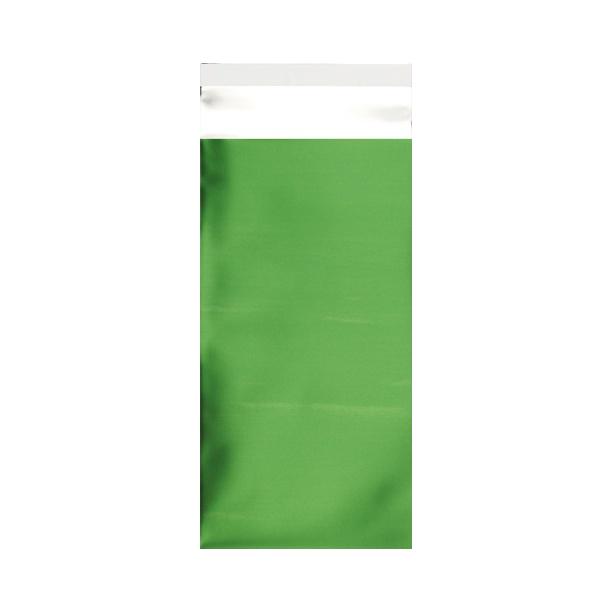 DL Matt Green Metallic Foil Bags [Qty 250] 220 x 110mm - All Colour Envelopes