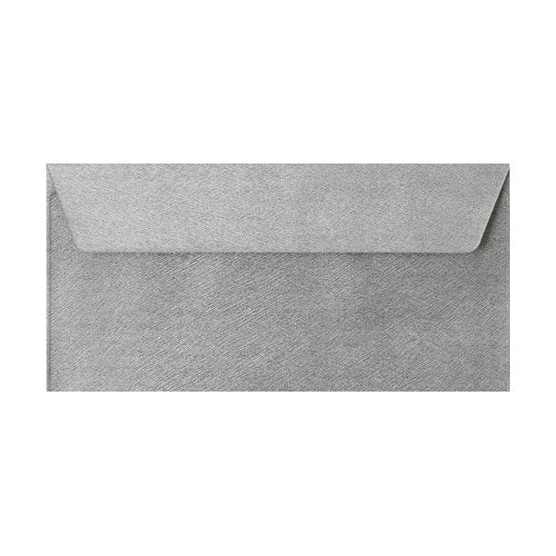 DL Silver Textured 120gsm Envelopes [Qty 250] 110 x 220mm - All Colour Envelopes