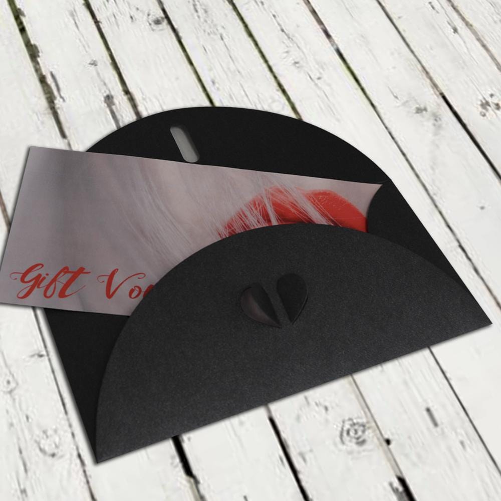DL Slate Black Butterfly Envelopes [Qty 50] 110 x 220mm - All Colour Envelopes
