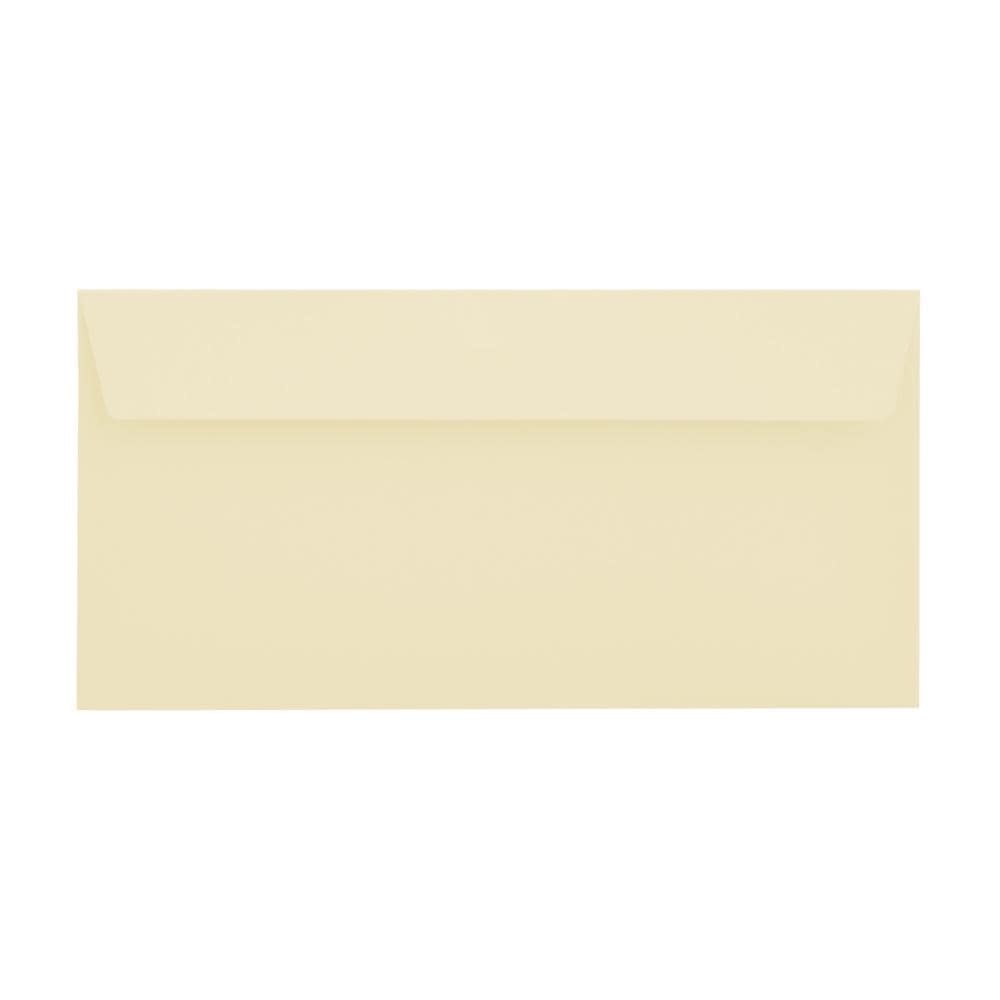 DL Vanilla Cream 120gsm Peel & Seal Envelopes [Qty 500] 114 x 229mm - All Colour Envelopes