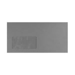 DL Storm Grey Window 120gsm Peel & Seal Envelopes [Qty 250] 114 x 229mm - All Colour Envelopes