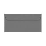 DL Storm Grey Window 120gsm Peel & Seal Envelopes [Qty 250] 114 x 229mm - All Colour Envelopes