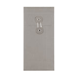 DL Grey Gusset String & Washer Envelopes [Qty 100] 220 x 110 x 25mm - All Colour Envelopes