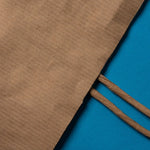 Kraft Brown Ribbed Twisted Handle Carrier Bag 90gsm [Qty 150] 320 x 120 x 410mm - All Colour Envelopes