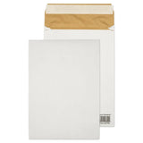 C4 White Eco Padded Gusset 140gsm [Qty 100] 324 x 229 x 50mm - All Colour Envelopes