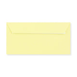 DL Pale Yellow 120gsm Peel & Seal Envelopes [Qty 500] 110 x 220mm - All Colour Envelopes