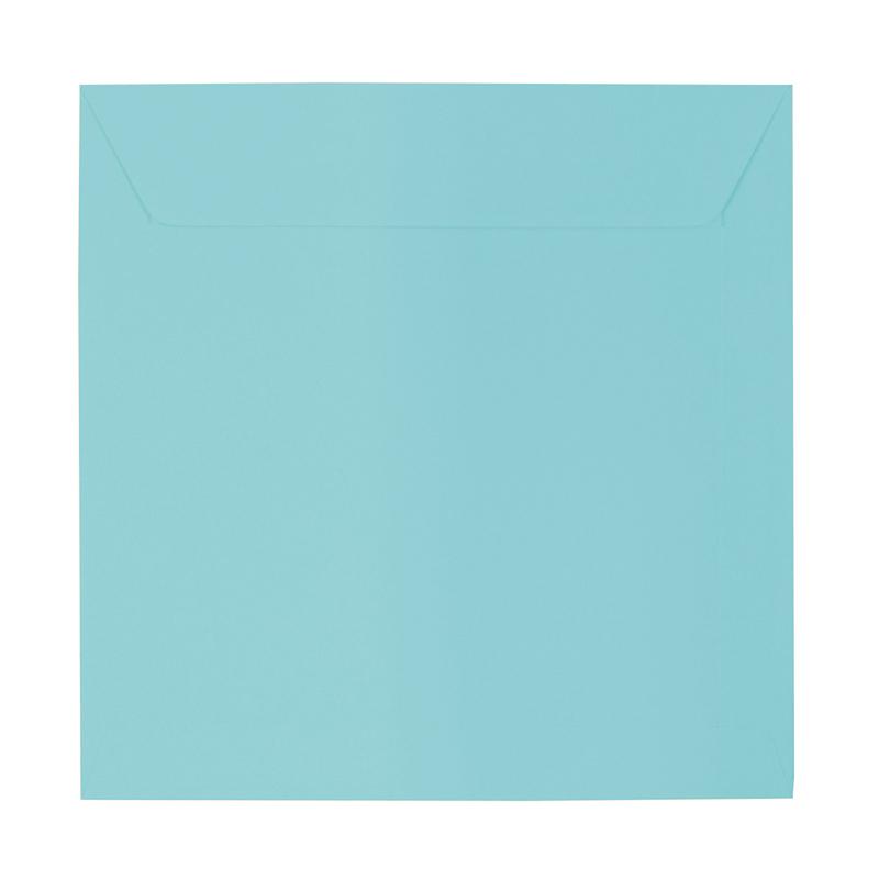 230 x 230 Square Light Blue Peel & Seal Envelopes [Qty 250] - All Colour Envelopes