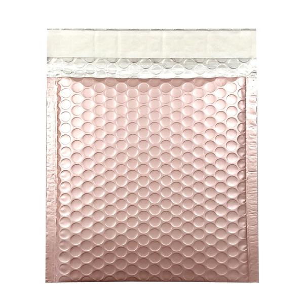 165 x 165 Matt Rose Gold Blush Padded Bubble Envelopes [Qty 100] - All Colour Envelopes
