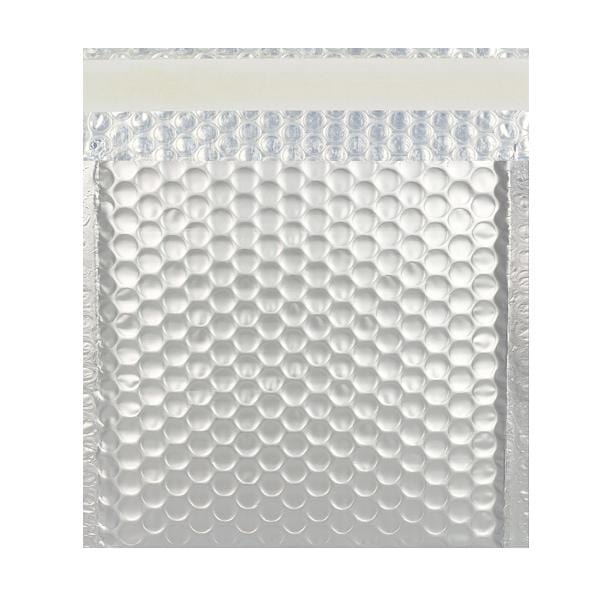 270 x 270 Matt Silver Padded Bubble Envelopes [Qty 100] - All Colour Envelopes