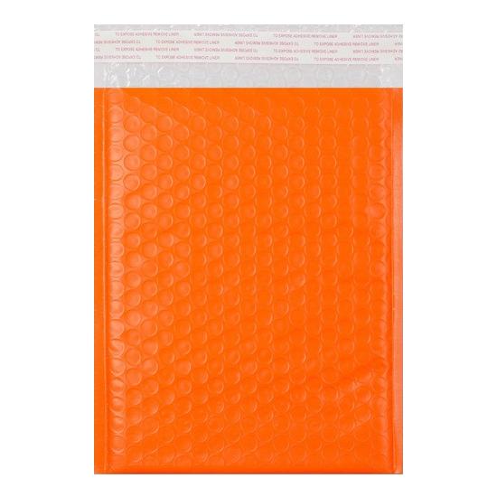 C5+ Poly Matt Orange Padded Bubble Envelopes [Qty 100] 180mm x 250mm - All Colour Envelopes