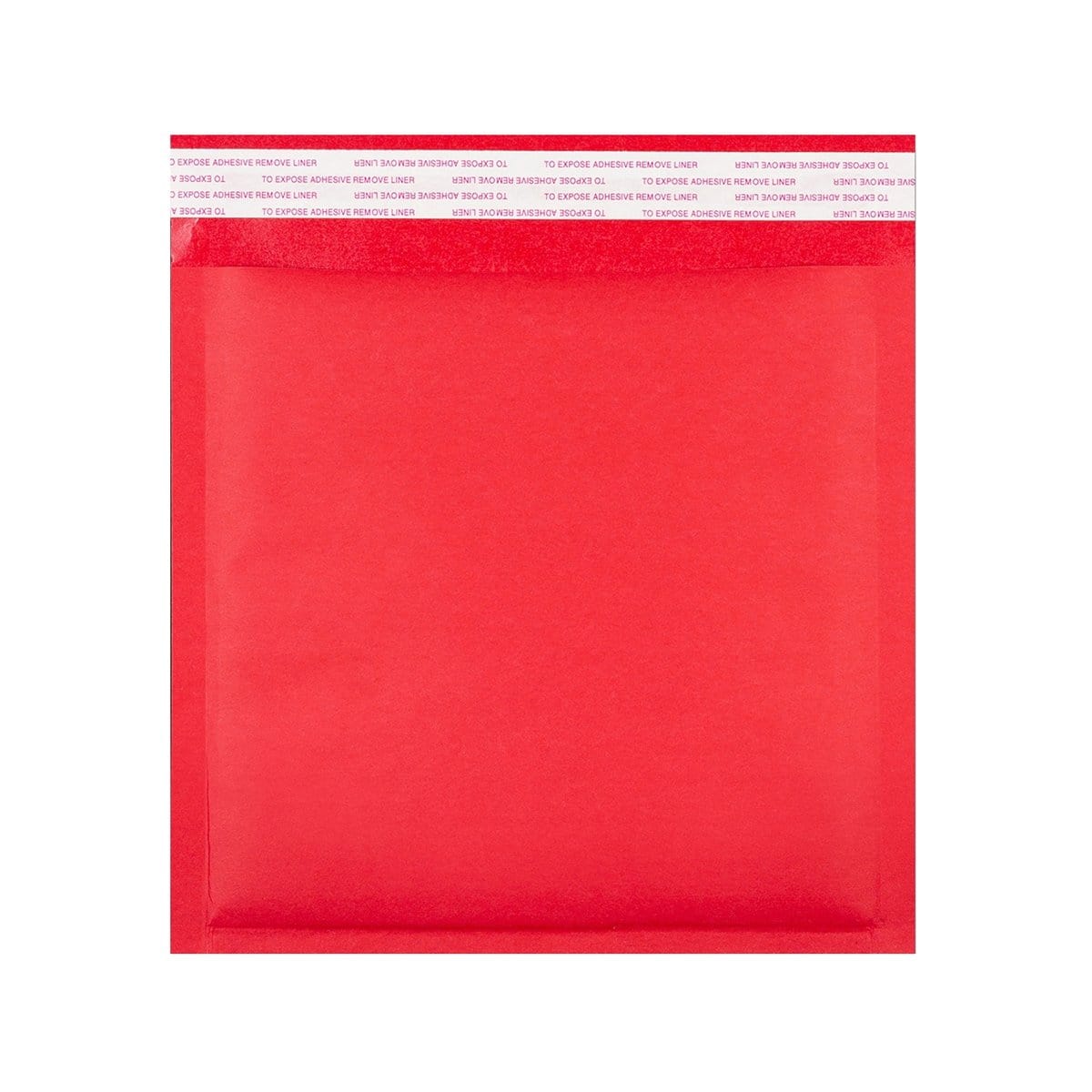 230 x 230 Matt Red Padded (Paper Finish) Bubble Envelopes [Qty 100] - All Colour Envelopes