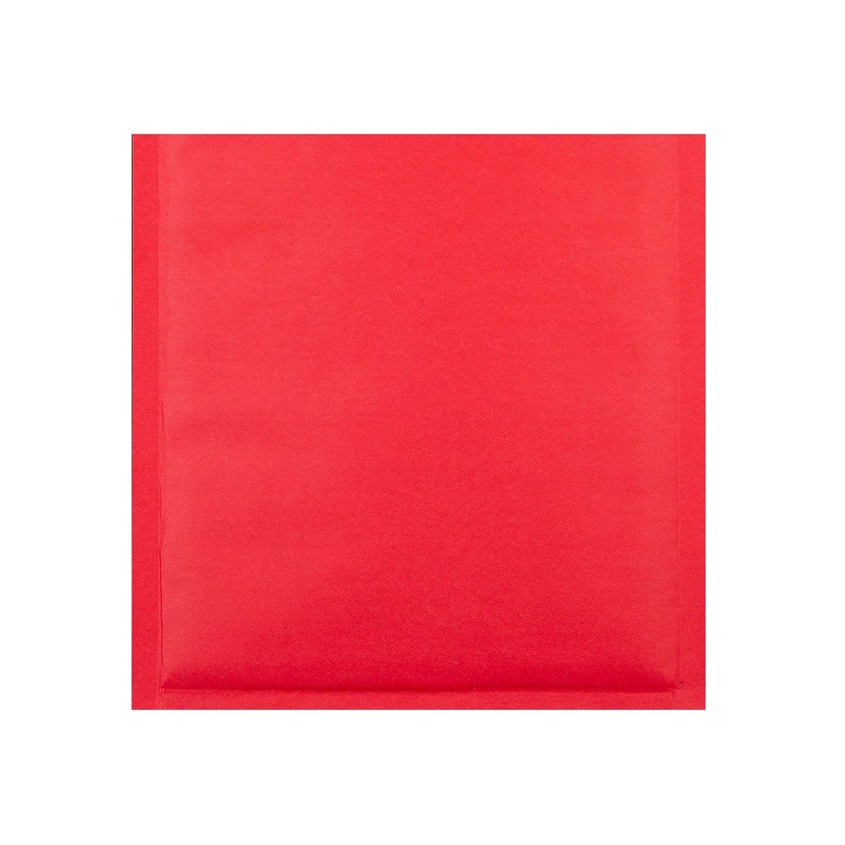 230 x 230 Matt Red Padded (Paper Finish) Bubble Envelopes [Qty 100] - All Colour Envelopes