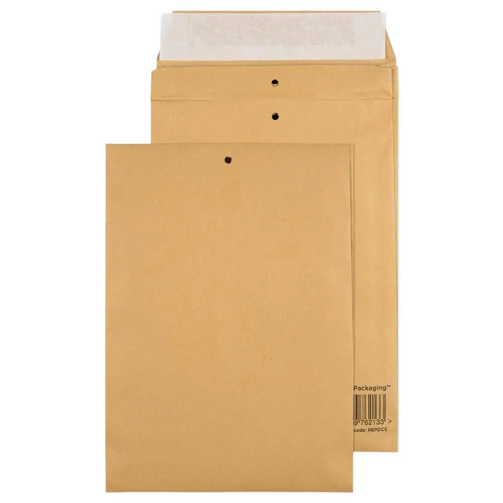 C5 Manilla Eco Padded Cushion Envelope 140gsm [Qty 100] 229 x 162mm - All Colour Envelopes