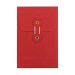 C6 Red Gusset String & Washer Envelopes [Qty 100] 162 x 114 x 25mm - All Colour Envelopes