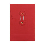 C6 Red Gusset String & Washer Envelopes [Qty 100] 162 x 114 x 25mm - All Colour Envelopes