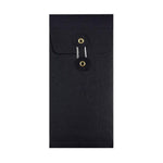 DL Black Gusset String & Washer Envelopes [Qty 100] 220 x 110 x 25mm - All Colour Envelopes
