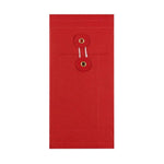 DL Red Gusset String & Washer Envelopes [Qty 100] 220 x 110 x 25mm - All Colour Envelopes