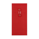 DL Red Gusset String & Washer Envelopes [Qty 100] 220 x 110 x 25mm - All Colour Envelopes