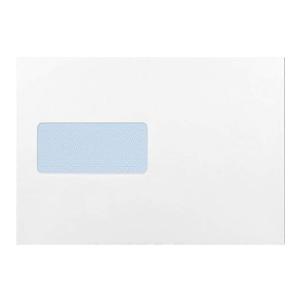 C5 White Window 120gsm Peel & Seal Envelopes [Qty 500] 162 x 229mm - All Colour Envelopes
