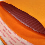 165 x 100mm Orange 180gsm Recyclable Corrugated Bags [Qty 200] - All Colour Envelopes